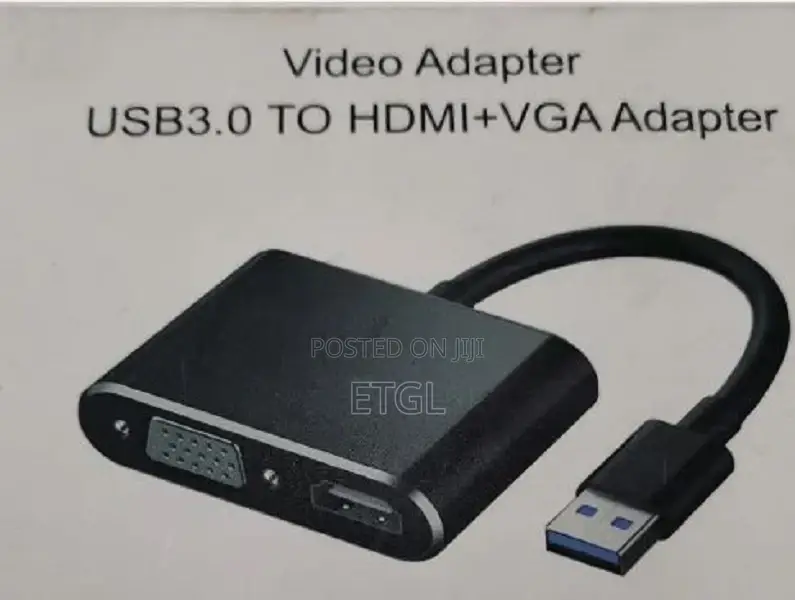 '[USB 3.0 to Hdmi +Vga Video Adapter