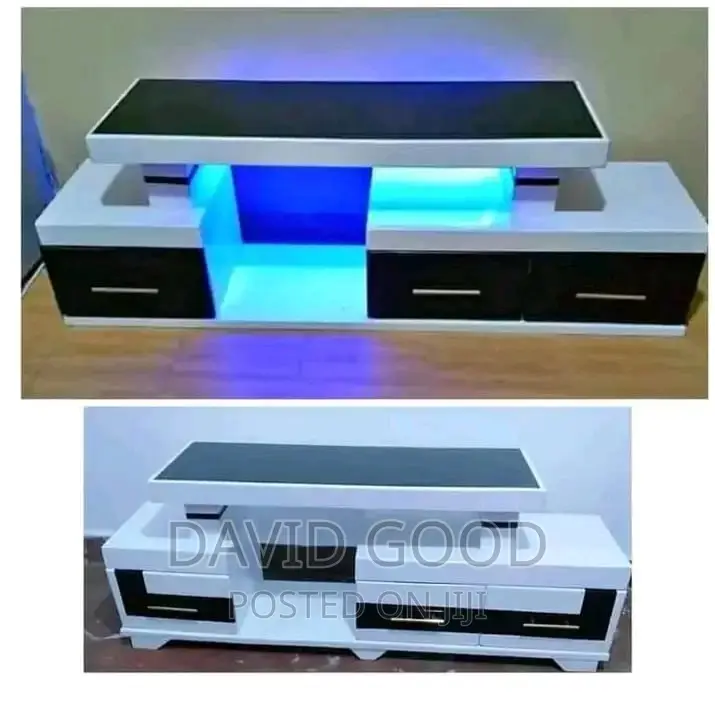 TV Stand with LED for Living Room