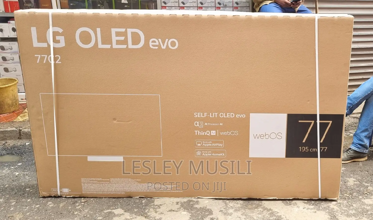 LG C2 77 Inches Class OLED Evo W/ Thinq AI