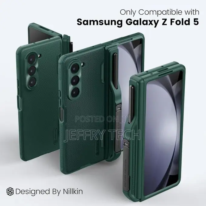 Nilkin for Samsung Galaxy Z Fold 5 Case With S Pen Holder (H