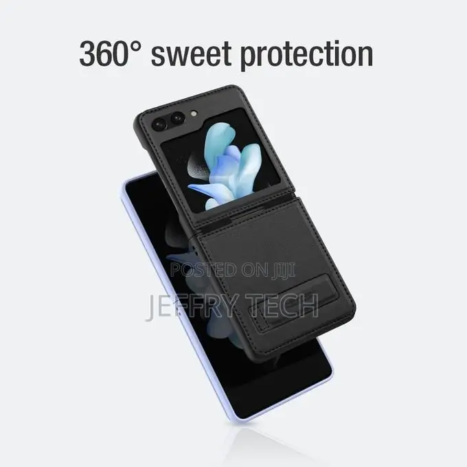 Qin Vegan Leather Case for Samsung Galaxy Z Flip5 (Z Flip 5)