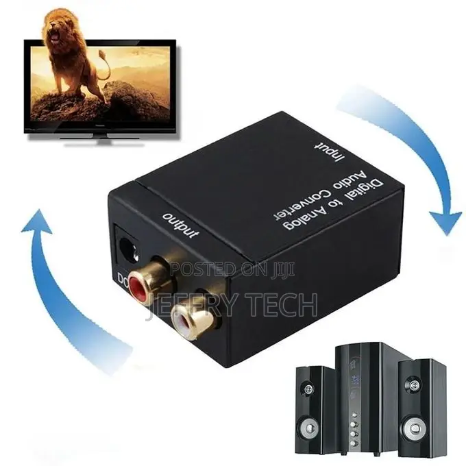 Optical Coaxial Toslink Digital to Analog Audio Converter Ad