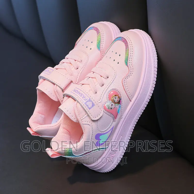 Pink Elsa Kids Sneakers 26-37