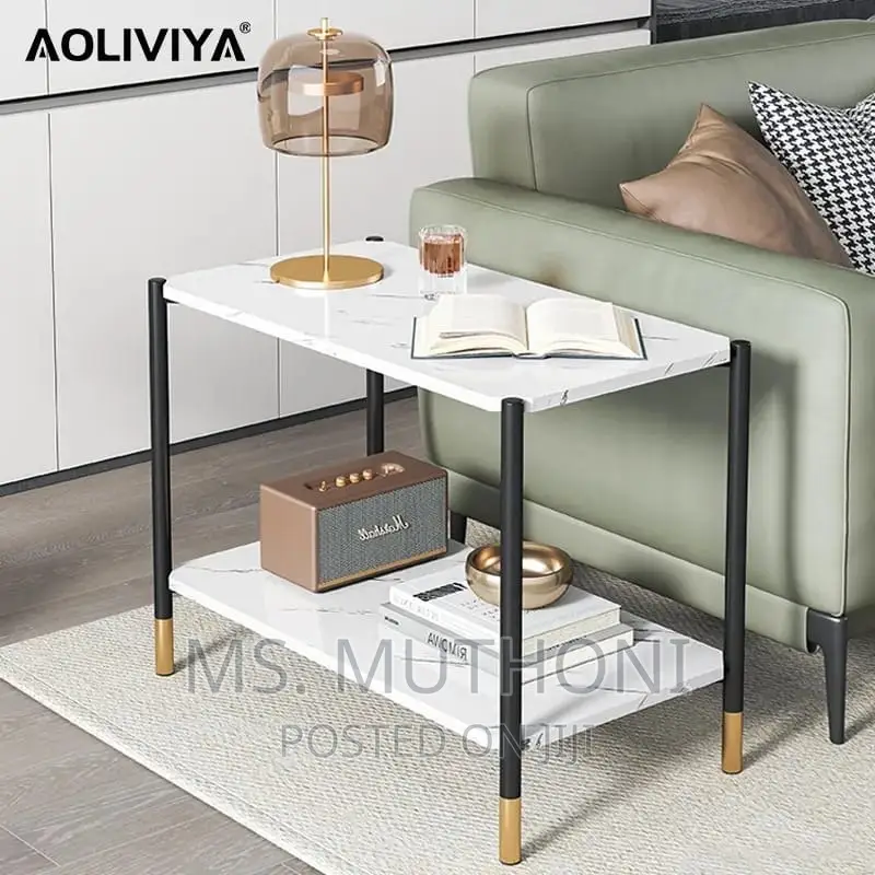 *Marble - Effect Coffee Table / Decor Table