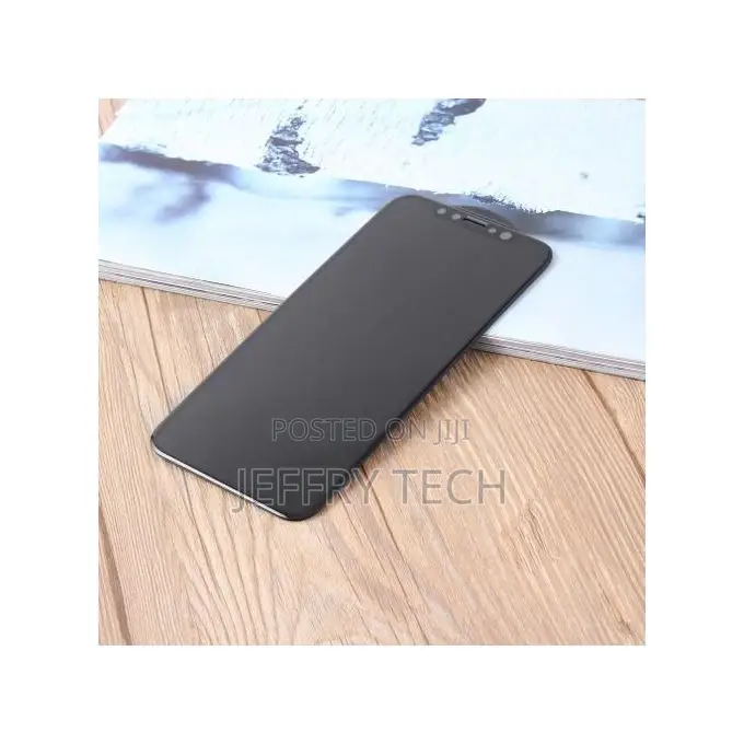 Full-Cover Protective Tempered Glass Film for iPhone X-Black