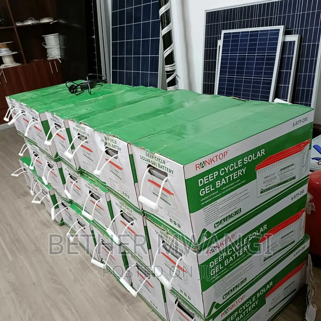 Solar Gel Battery in Kenya