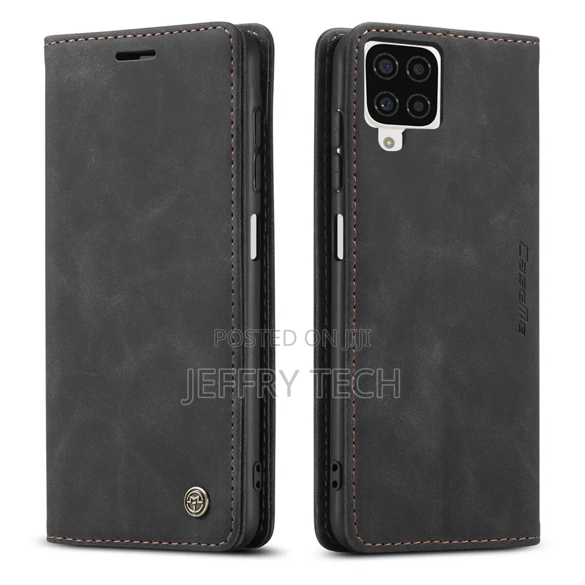Wallet Case Folding Flip Leather Card for Samsung Galaxy A12