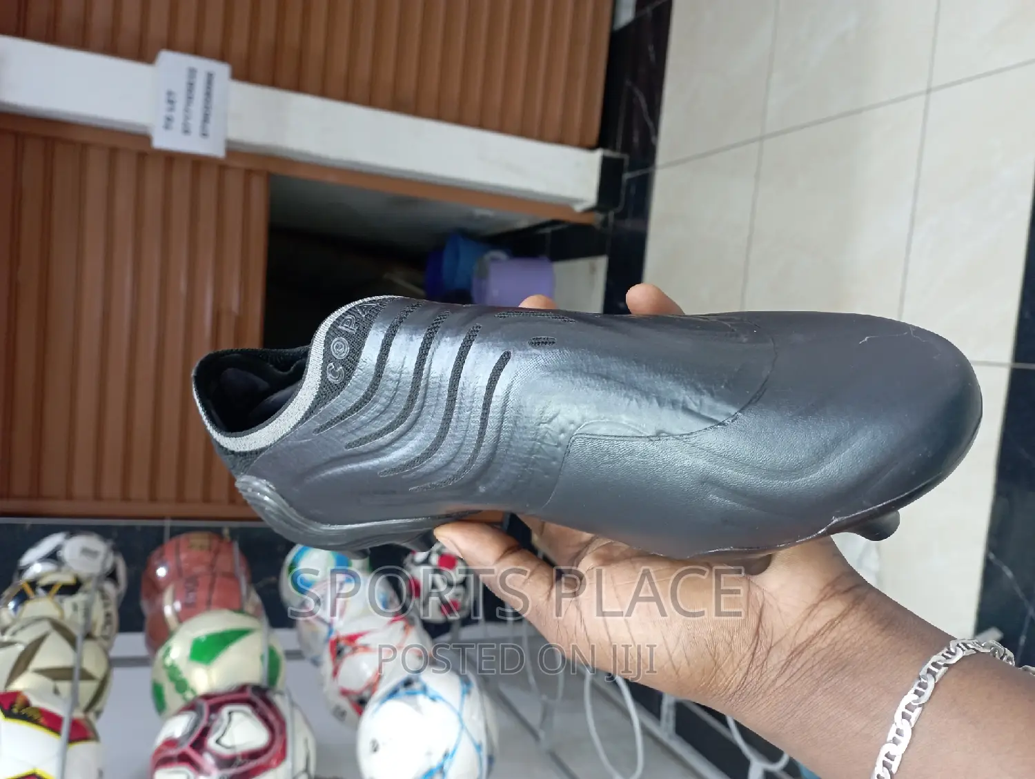 Black Adidas Copa Sense+ Boots