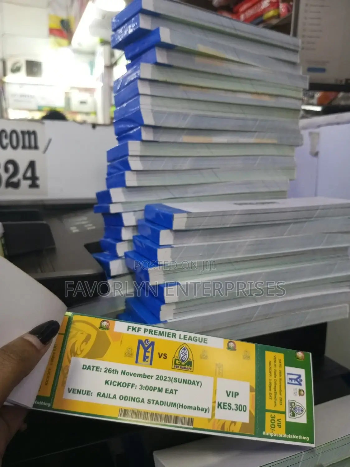 Ticket Raffle Printing in Bulky
