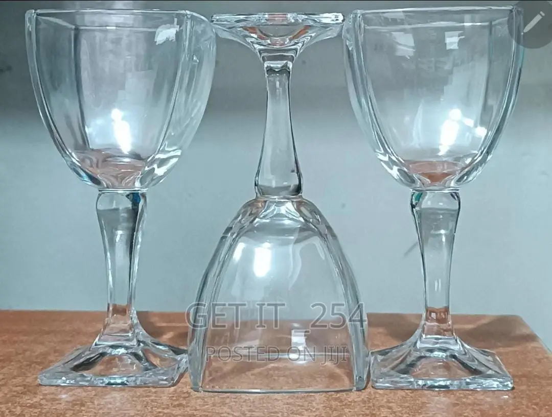290ml Squared Wine Glasses /6pcs
