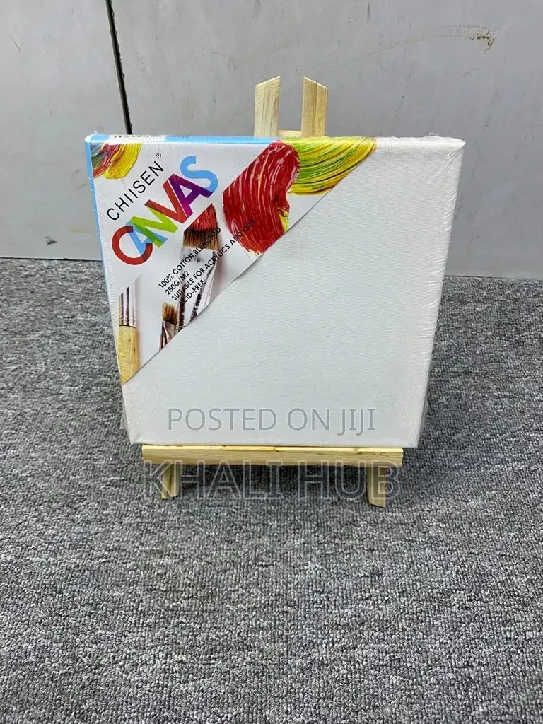 Canvas Board 20cmx20cm Canvas Board With Easel Stand