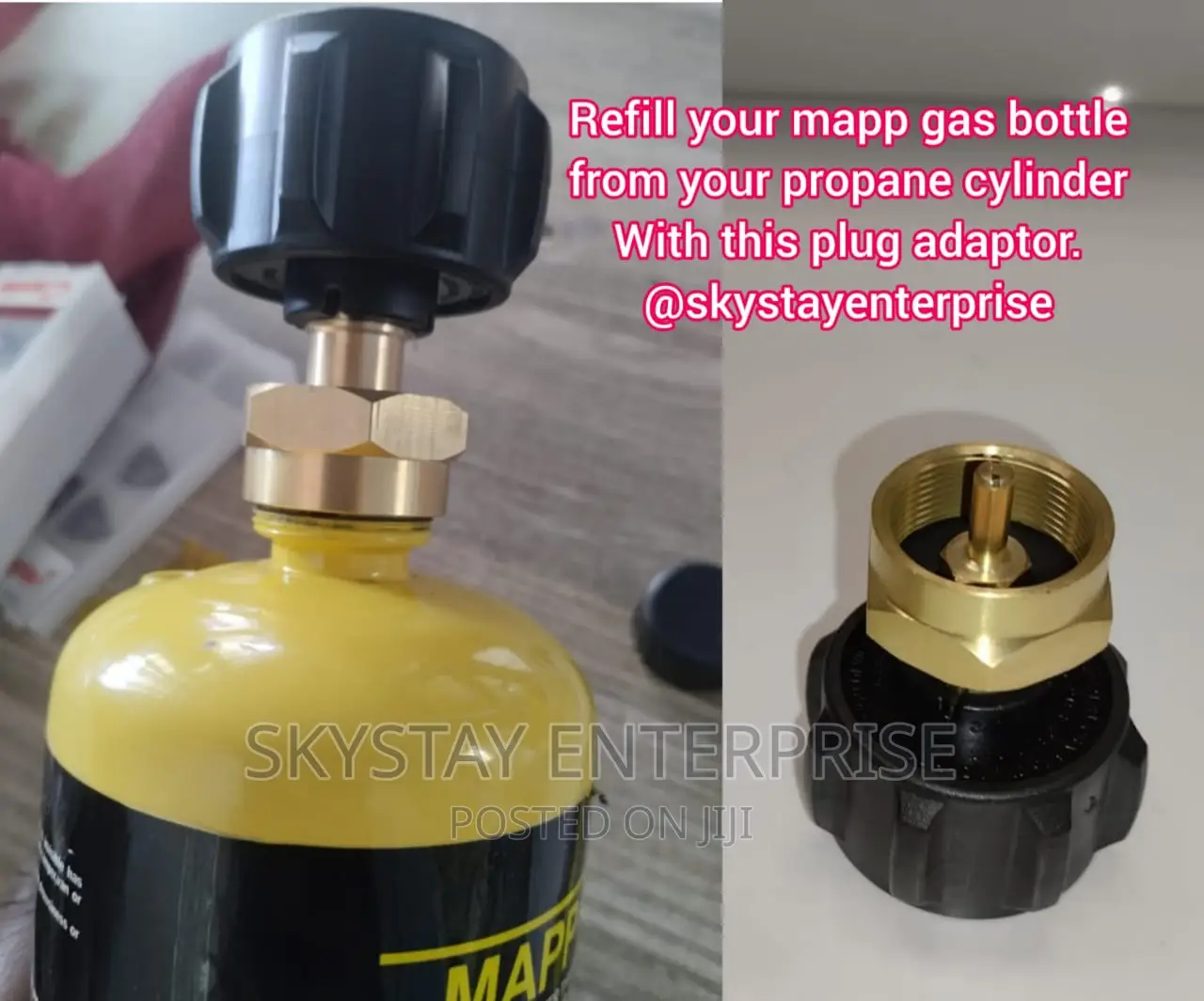 Mapp Gas Refill Adaptor Plug