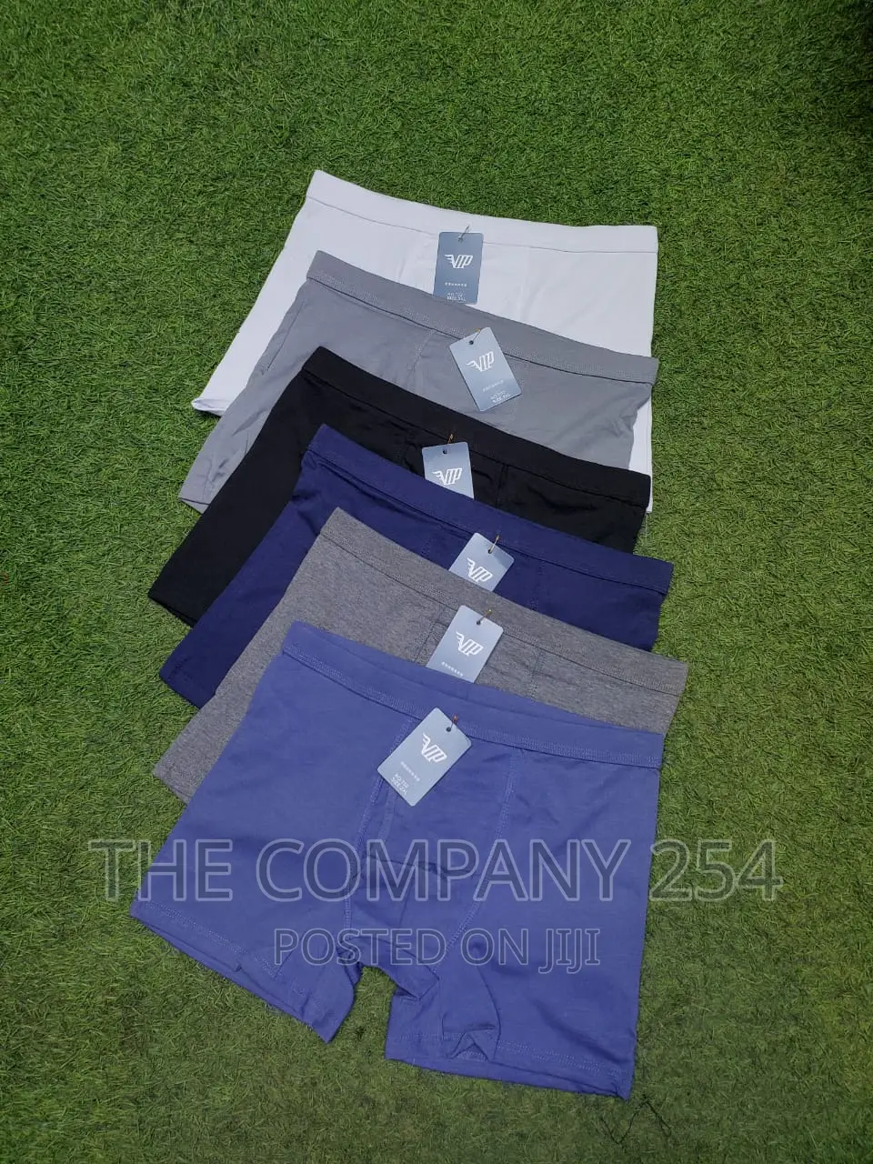 Men's Plain 6 Pieces Cotton Boxer Shorts Set Ksh.1800
