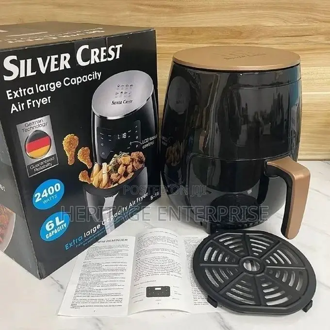 Airfryer Silver Crest Non Stick Air-Fryer Electric Hot Oven