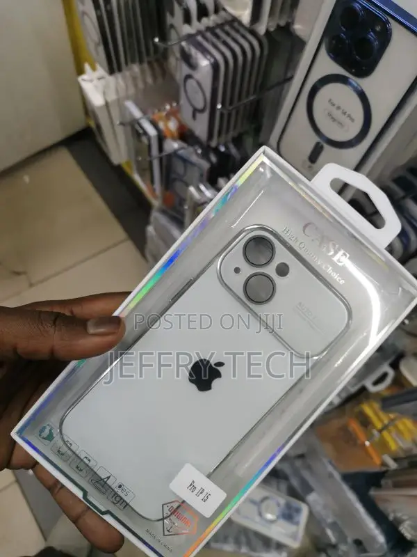 iPhone 15 Frosting Back Full Coverage Lens Phone Case Cover