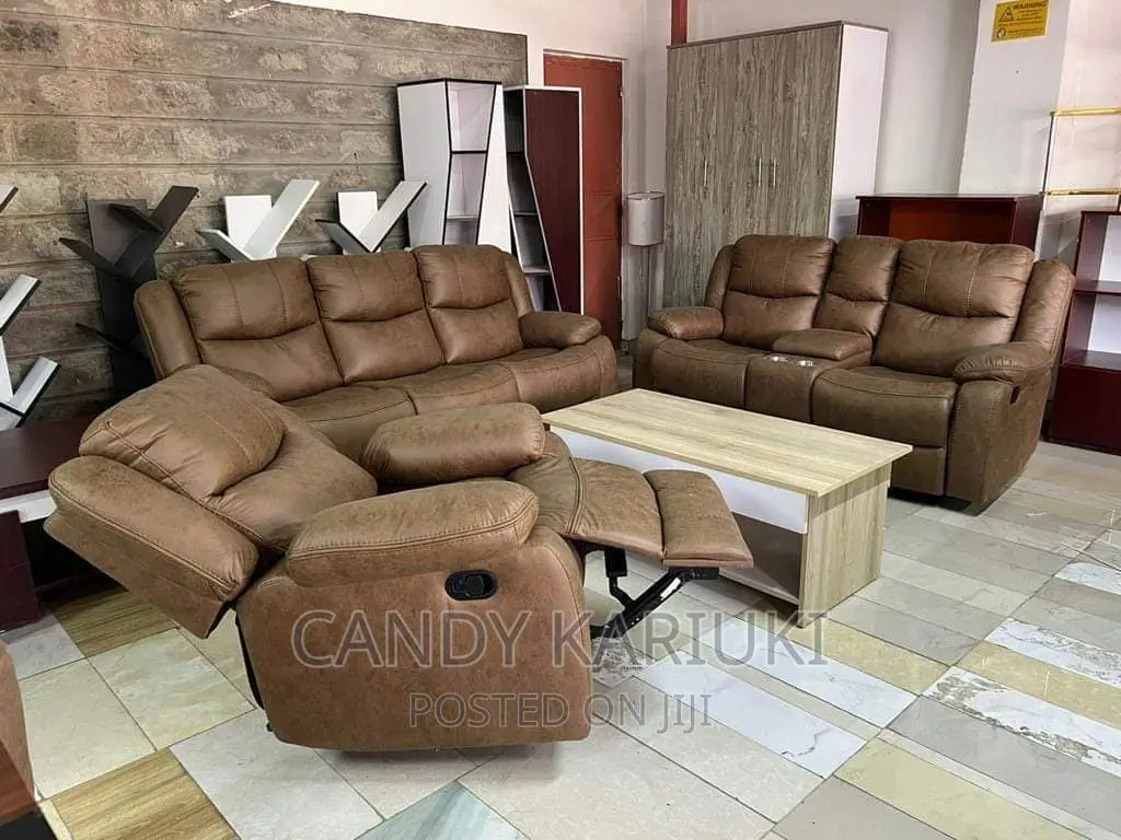 Modern 6 Seater Recliner Sofa Set