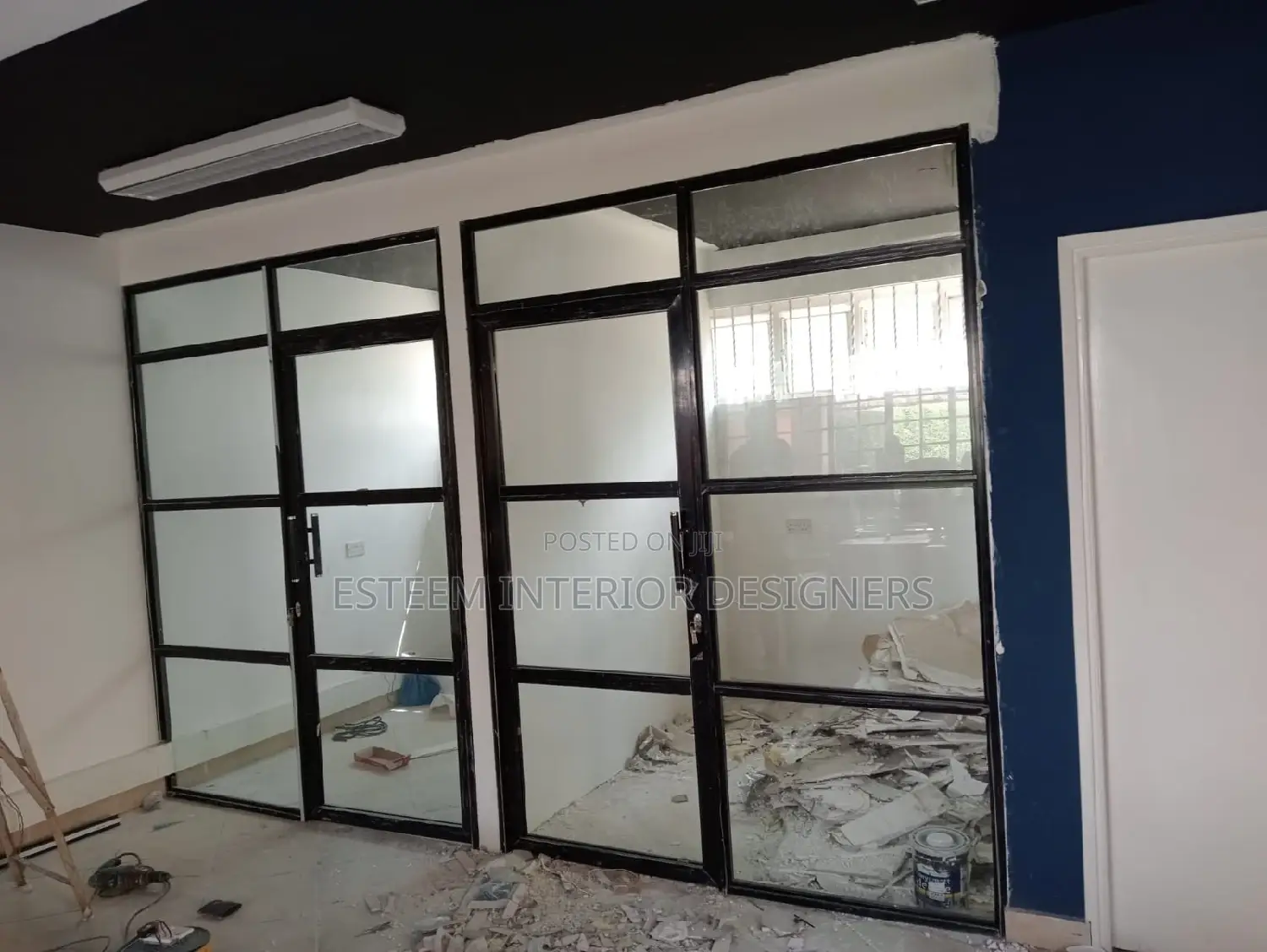 Aluminium and Glass Office Partition