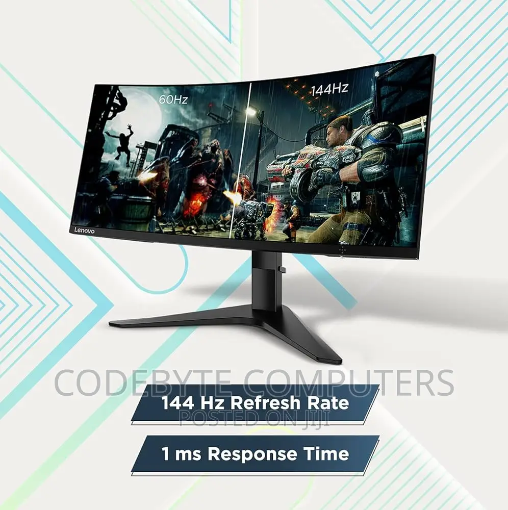 Lenovo G34w-30 34" Ultrawide WQHD Curved Gaming Monitor 34"
