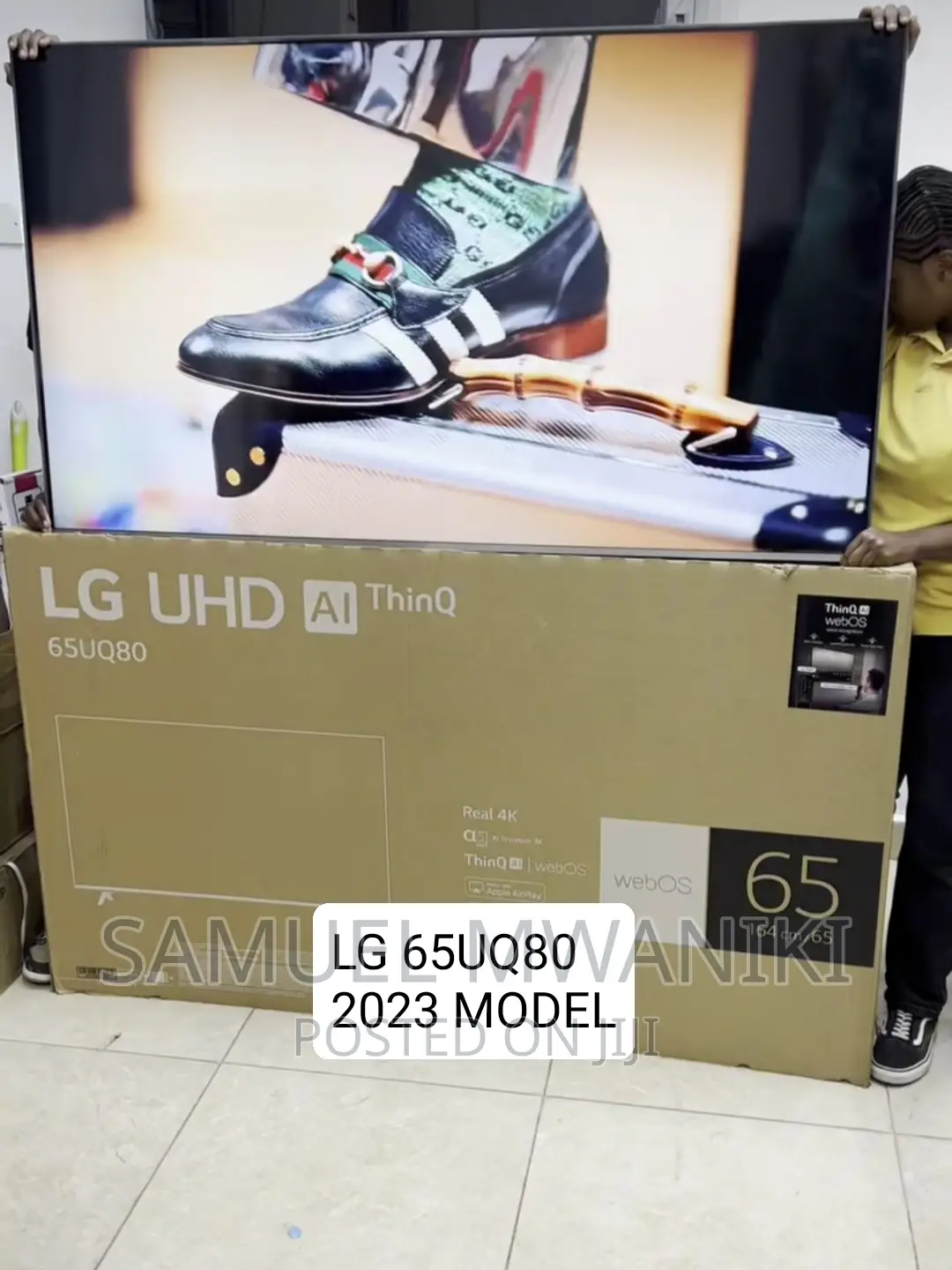 LG 65” Uhd Smart Tv, Magic Remote, Netflix New Model Uq80