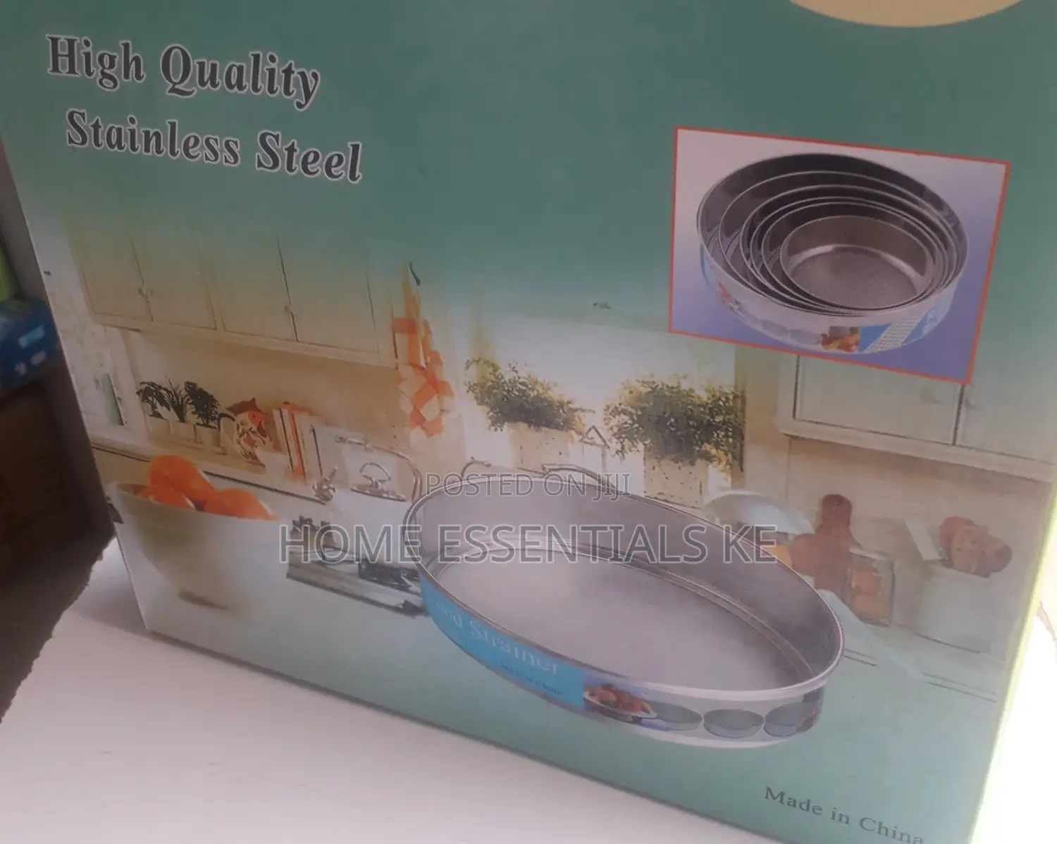 Stainless Steel Strainer Size 15,17,19,21,24, 27cm 6pcs