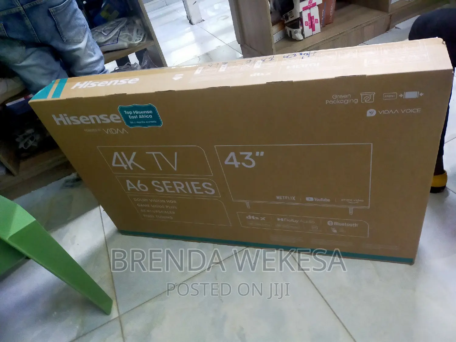 Hisense 43" Class A6 Series Led Uhd Smart Google Tv