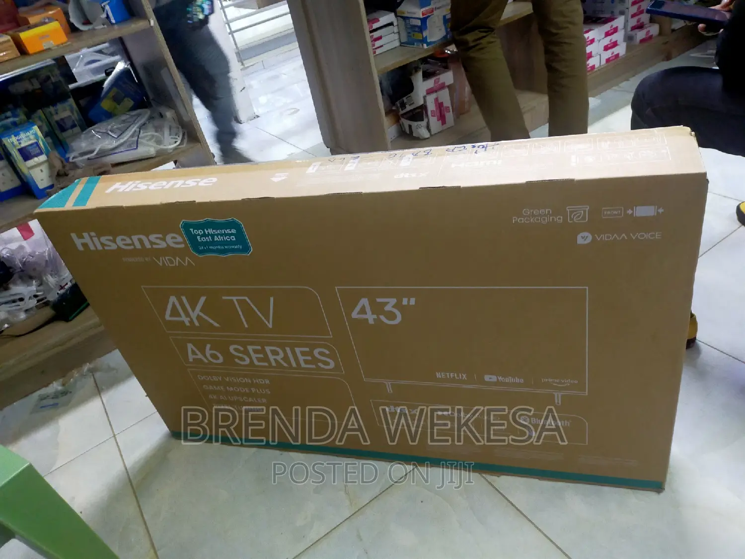 Hisense 43" Class A6 Series Led Uhd Smart Google Tv