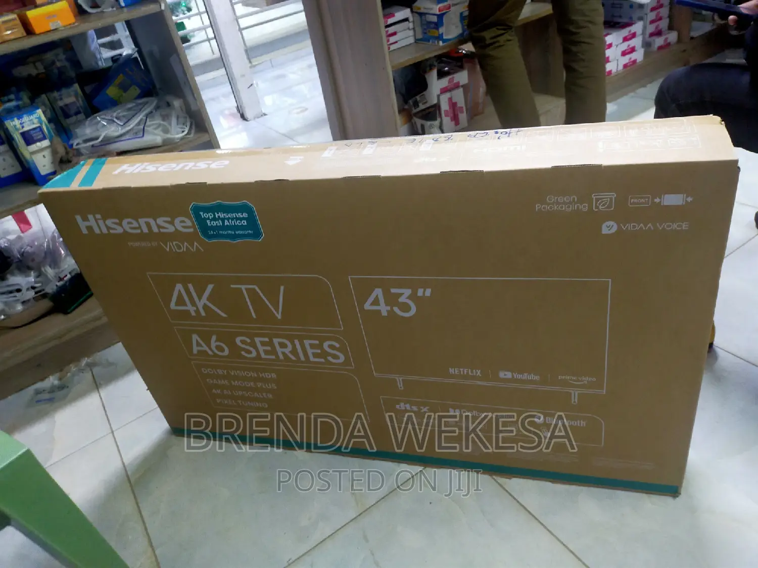 Hisense 43" Class A6 Series Led Uhd Smart Google Tv