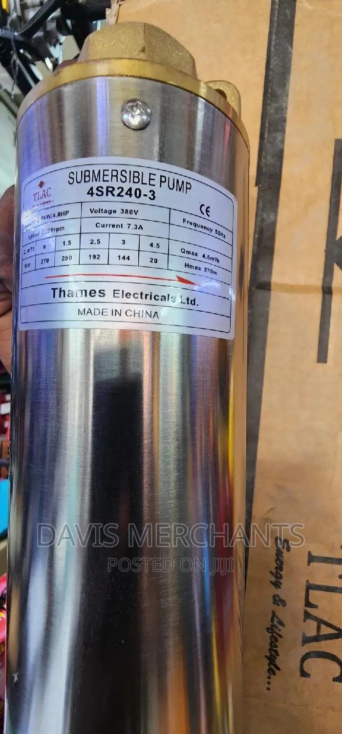 3 Phase 4hp Submersible Pump