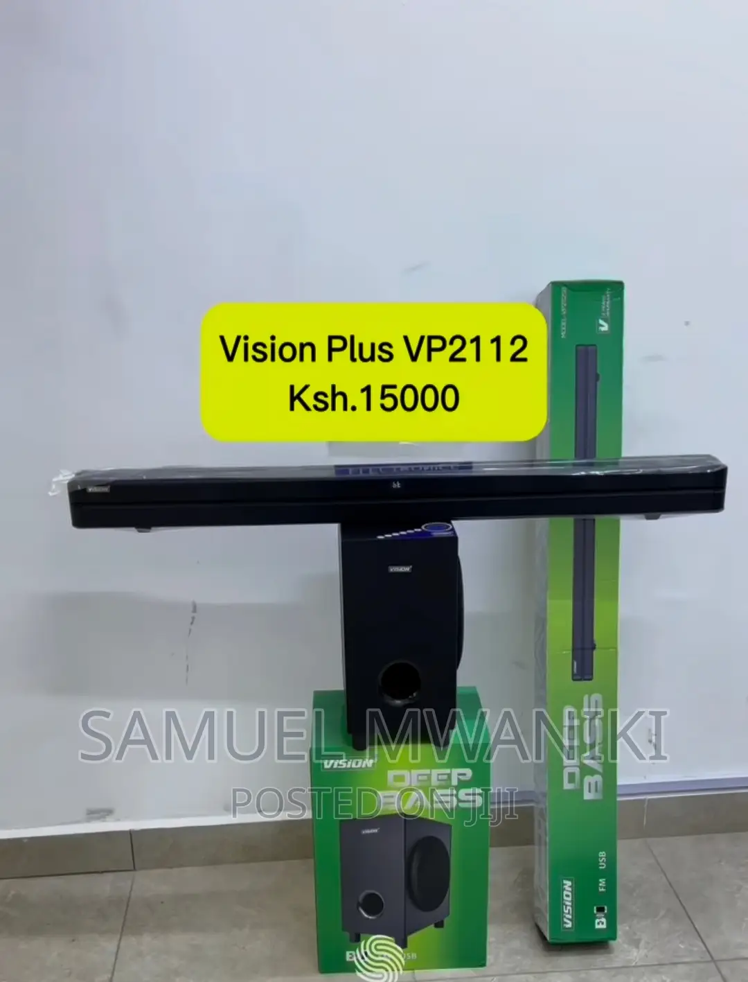 Vision Plus Sound Bar 130W RMS
Vp212