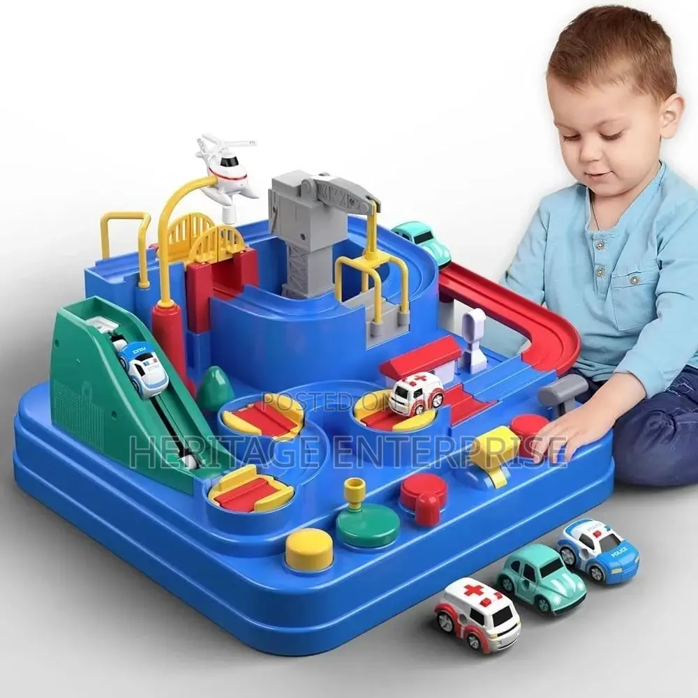 New Adventure Track Car Toy Parking Building Toys