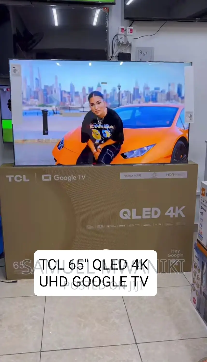 TCL 65'' Uhd Qled Gaming in Dolby Vision Smart Tv