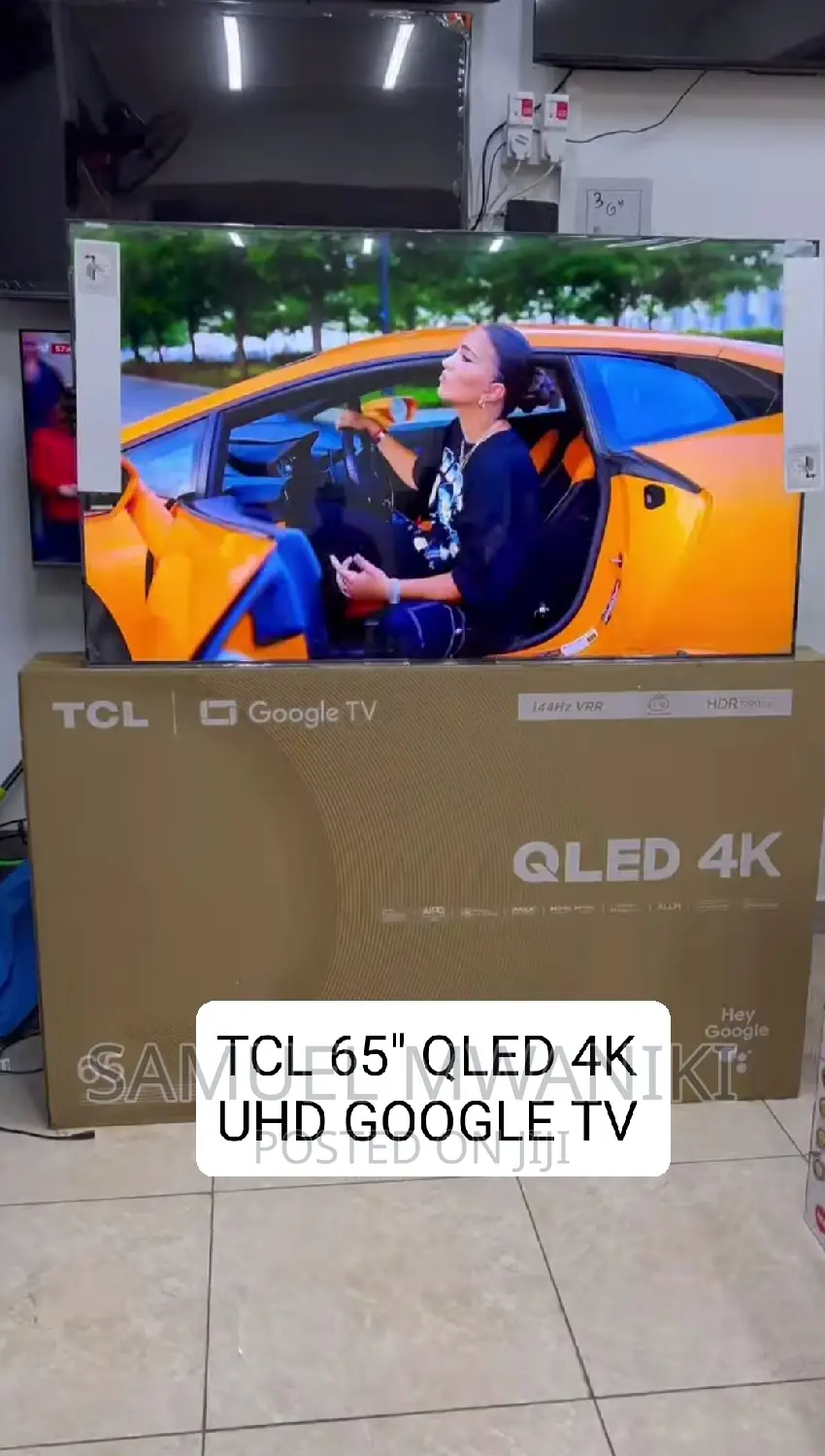 TCL 65'' Uhd Qled Gaming in Dolby Vision Smart Tv