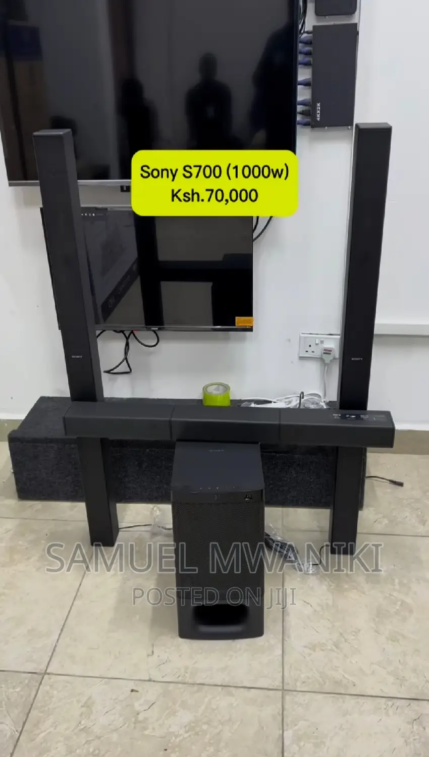 Sony 5.1ch Dolby Tall Boy Soundbar Home Theatre System 1000w