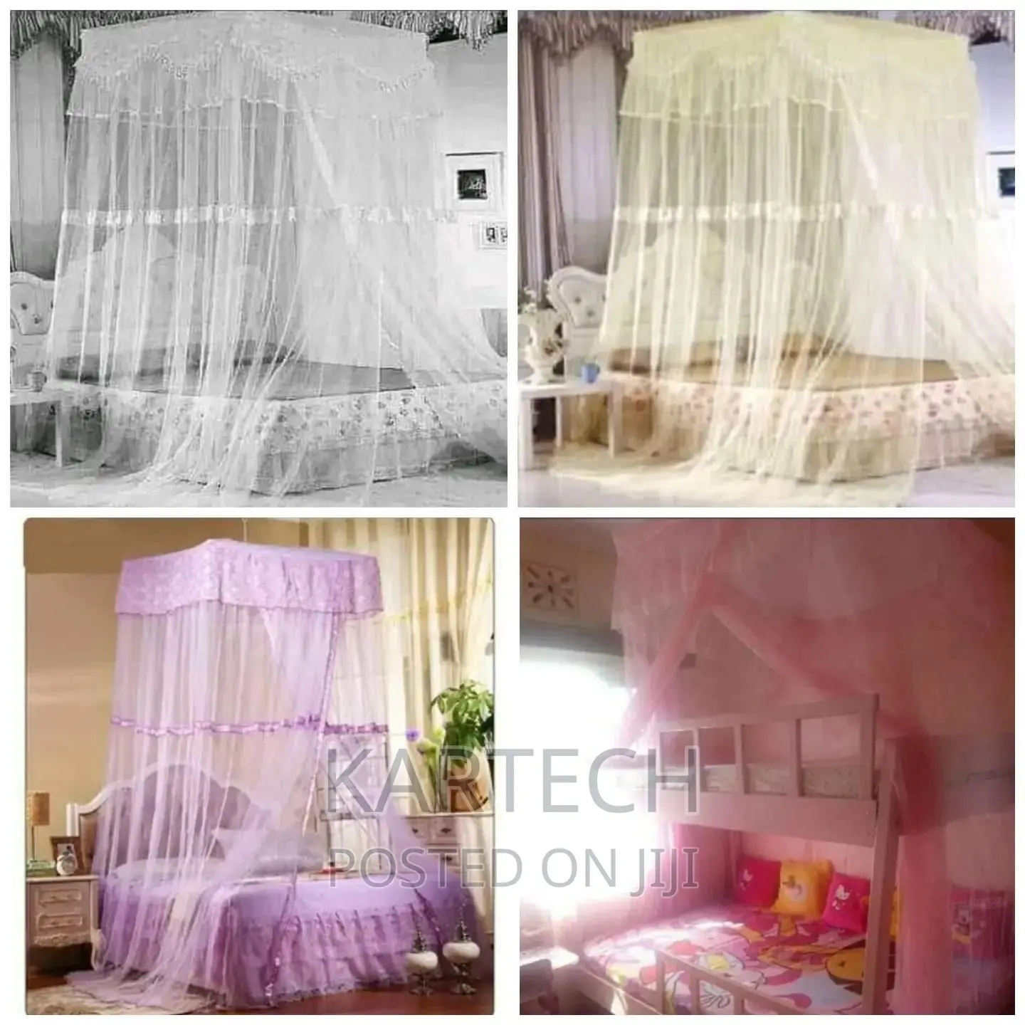 Square Top Double Decker Mosquito Net
