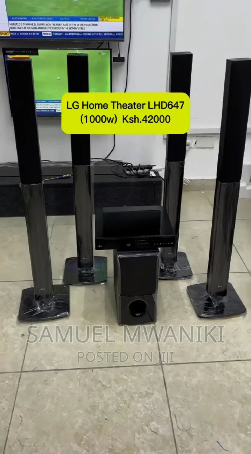 Lg Lhd657- 1000w 5.1ch DVD Home Theatre System Black