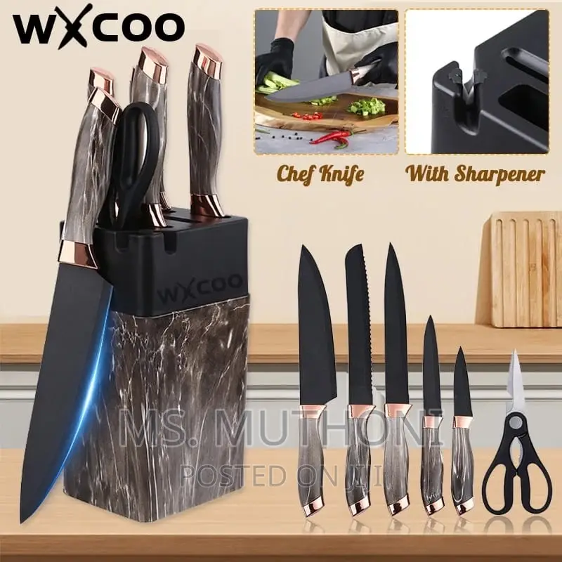 7pcs Kitchen Knife Sets Stainless Steel