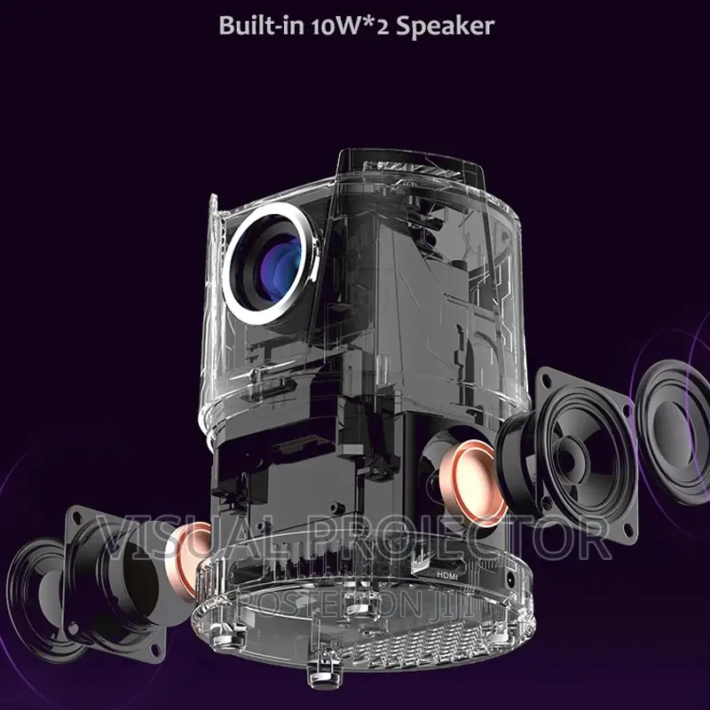Portable Projector Cawei A3+ 4ksmart Auto Focus