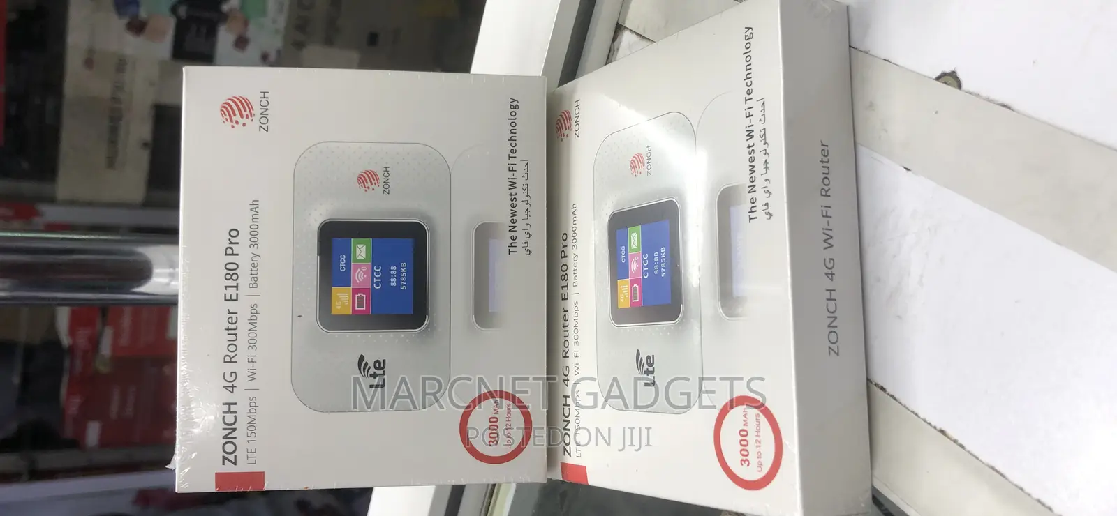 Zonch 4G Portable Mifi E180 Faiba JTL Saf Airtel Telkom
