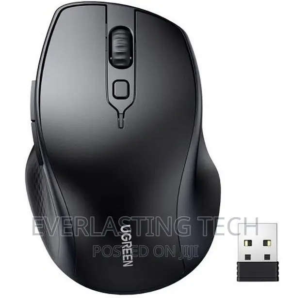 UGREEN Ergonomic Wireless Bluetooth Mouse (Without Battery