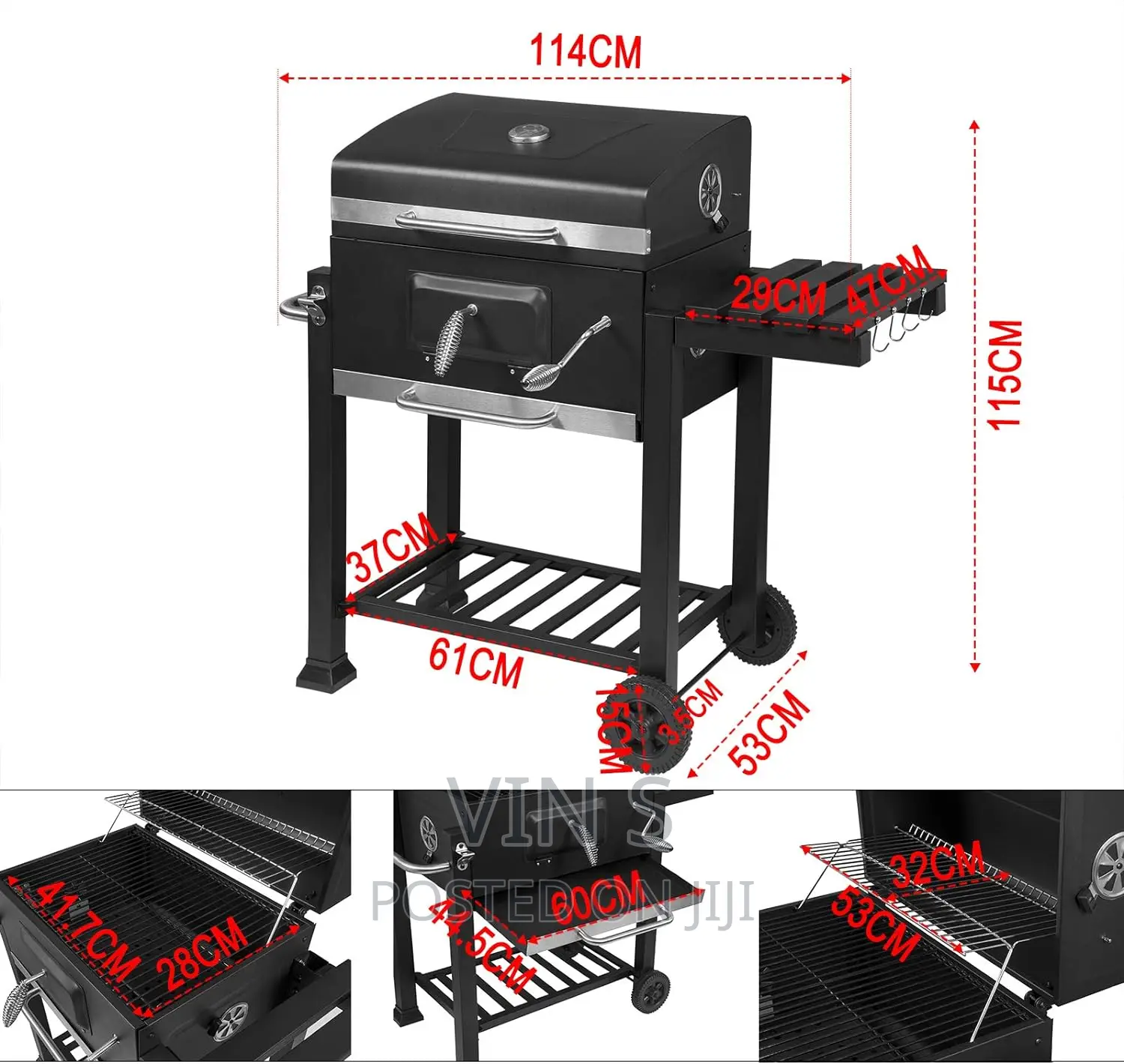 Charcoal Barbecue Grill/Barbecue Grills+ Barbecue Grills+
