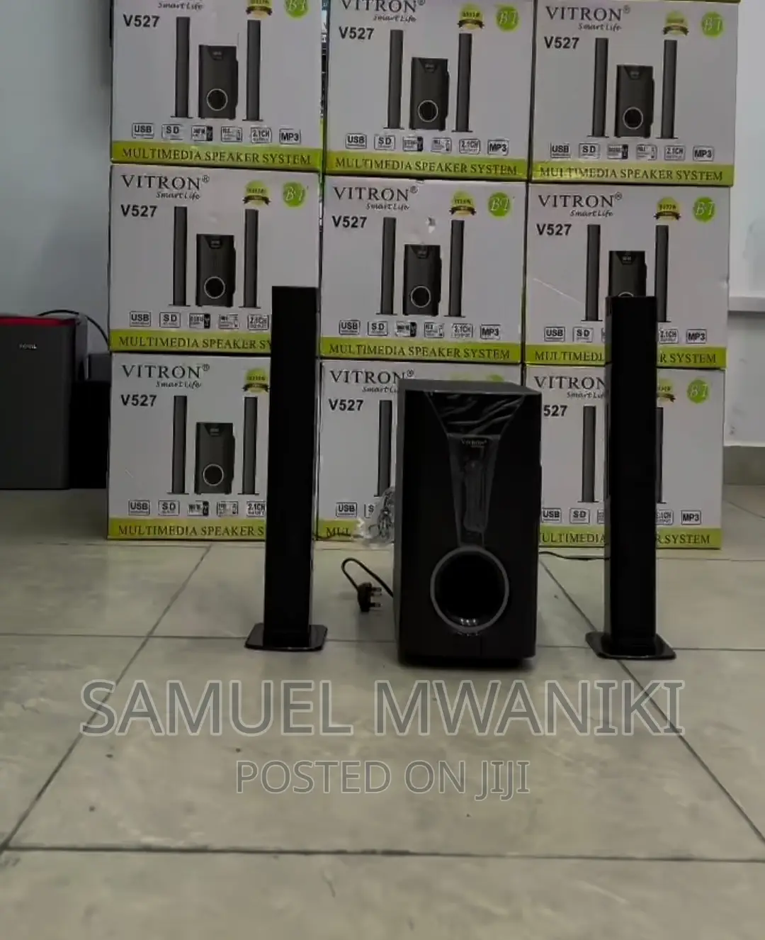 Vitron V527 - 2.1CH Multimedia Speaker BT/USB/SD/FM - 9000W