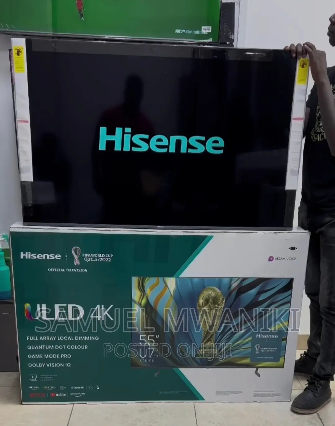 Hisense 55'' U7h Quantum Uled Frameless Smart Tv