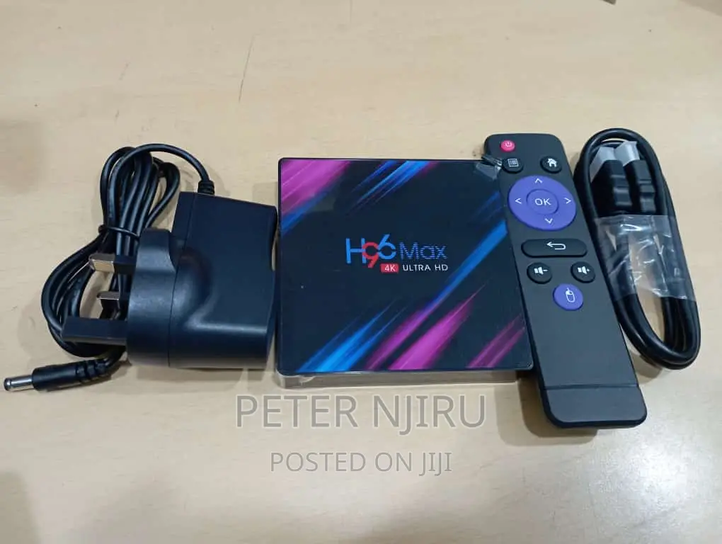 H96 Max 64-Bit Android TV Box 4gb Ram, 32gb Internal