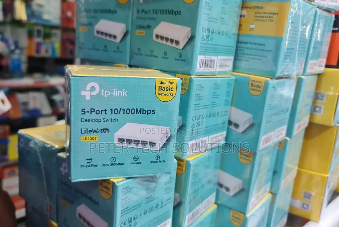 Tp-Link 5-Port 10/100 MBPS Desktop Switch (TLSF1005D) +1 Pos