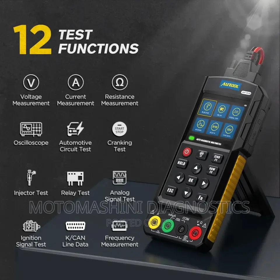 Automotive Diagnostics Digital Multimeter, Oscilloscope