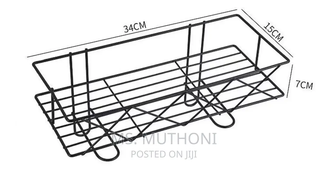 *Big Size 34x15x7cm Metallic Bathroom /Toilet Top Organizer