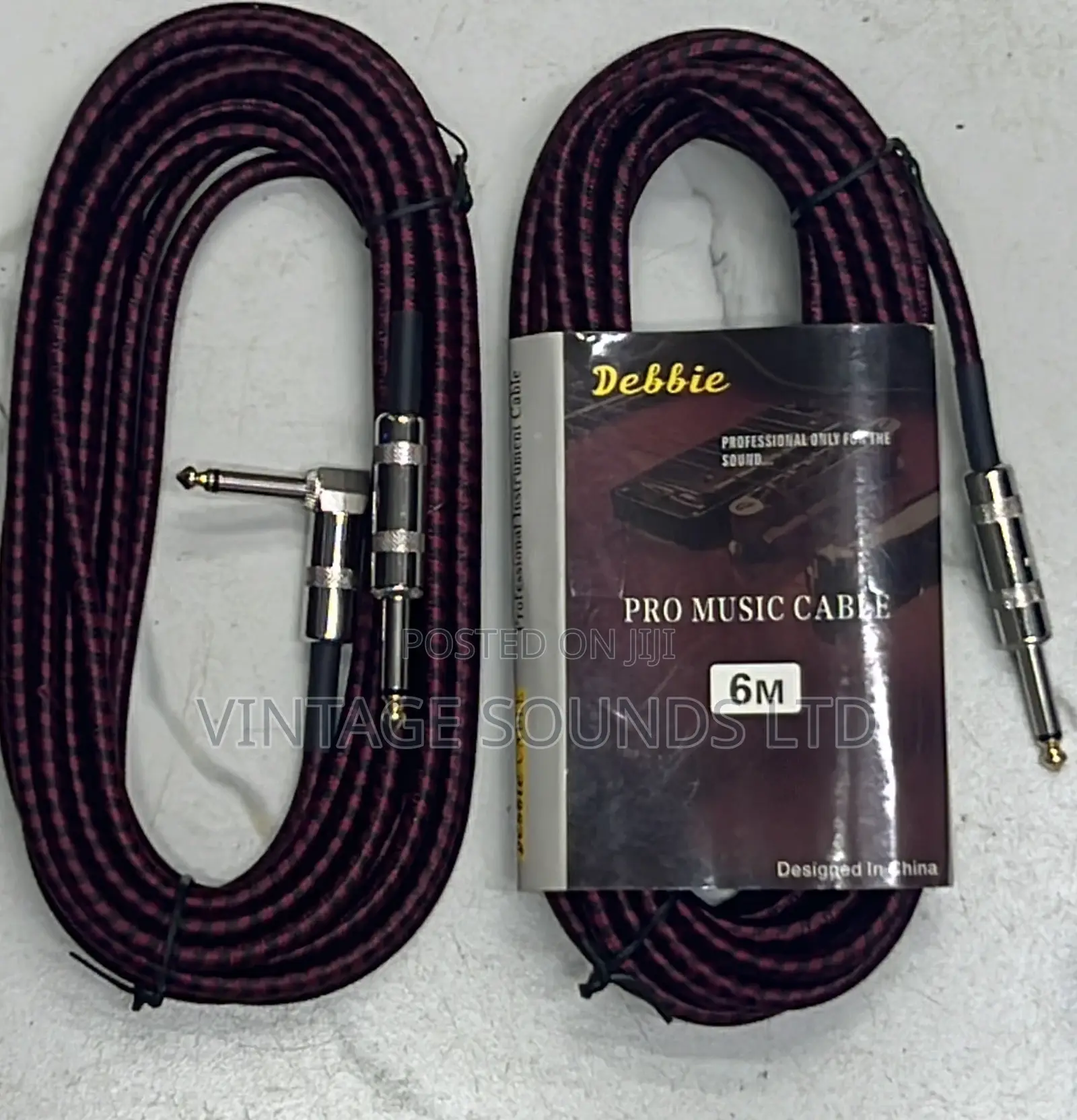 Jack to Jack 6.35MM Audio Instrumental Cable /Guitar Cable