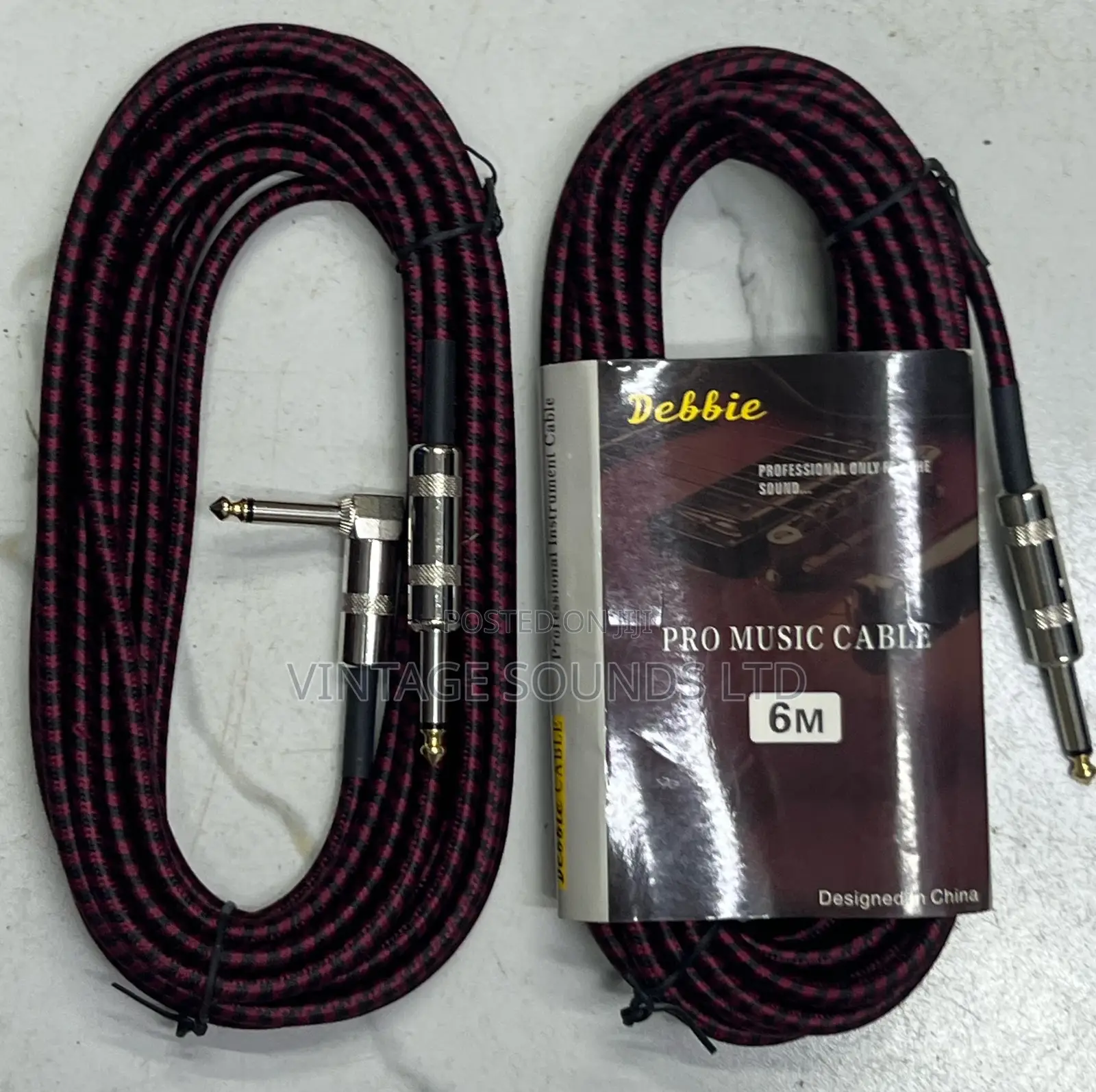 Jack to Jack 6.35MM Audio Instrumental Cable /Guitar Cable