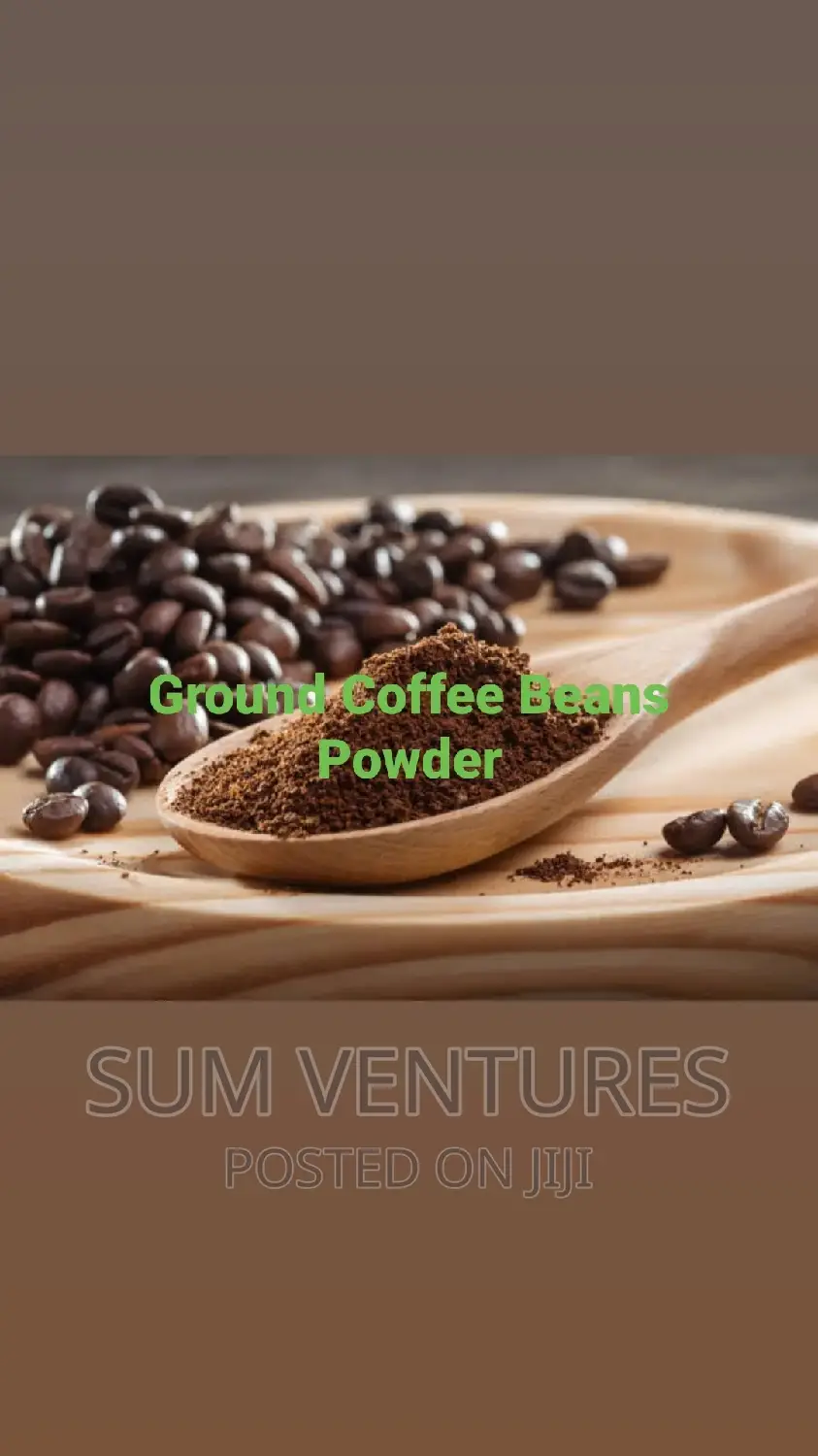 Ground Coffee Beans Powder