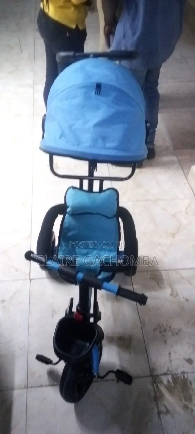 Baby Tricycle With Push and Forward Handle